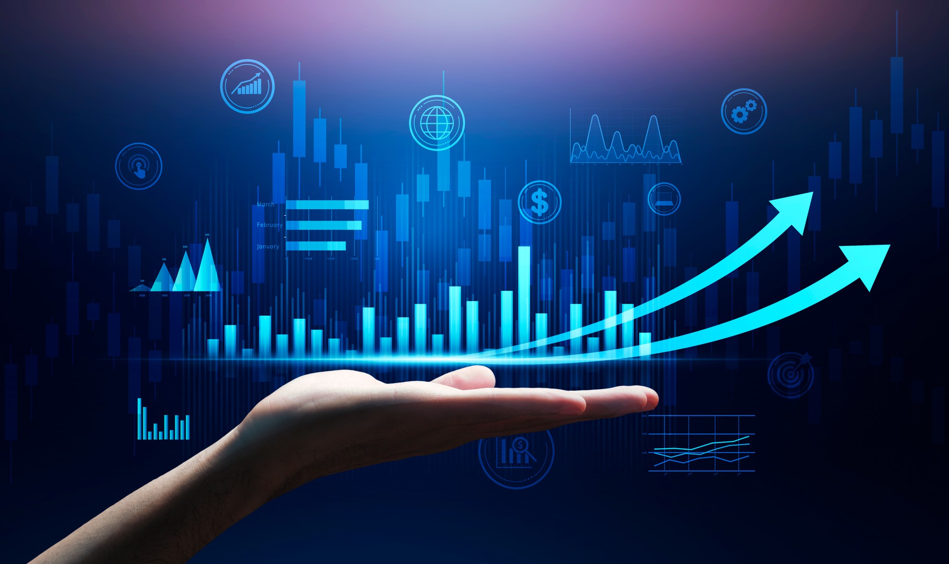 Economics in hand for monitoring and analysis of data